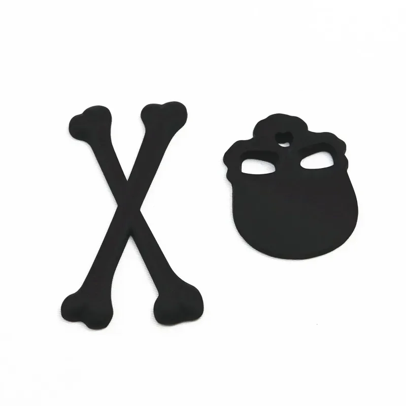 Car Accessories Sticker - ملصق دراجة نارية على شكل جمجمة،