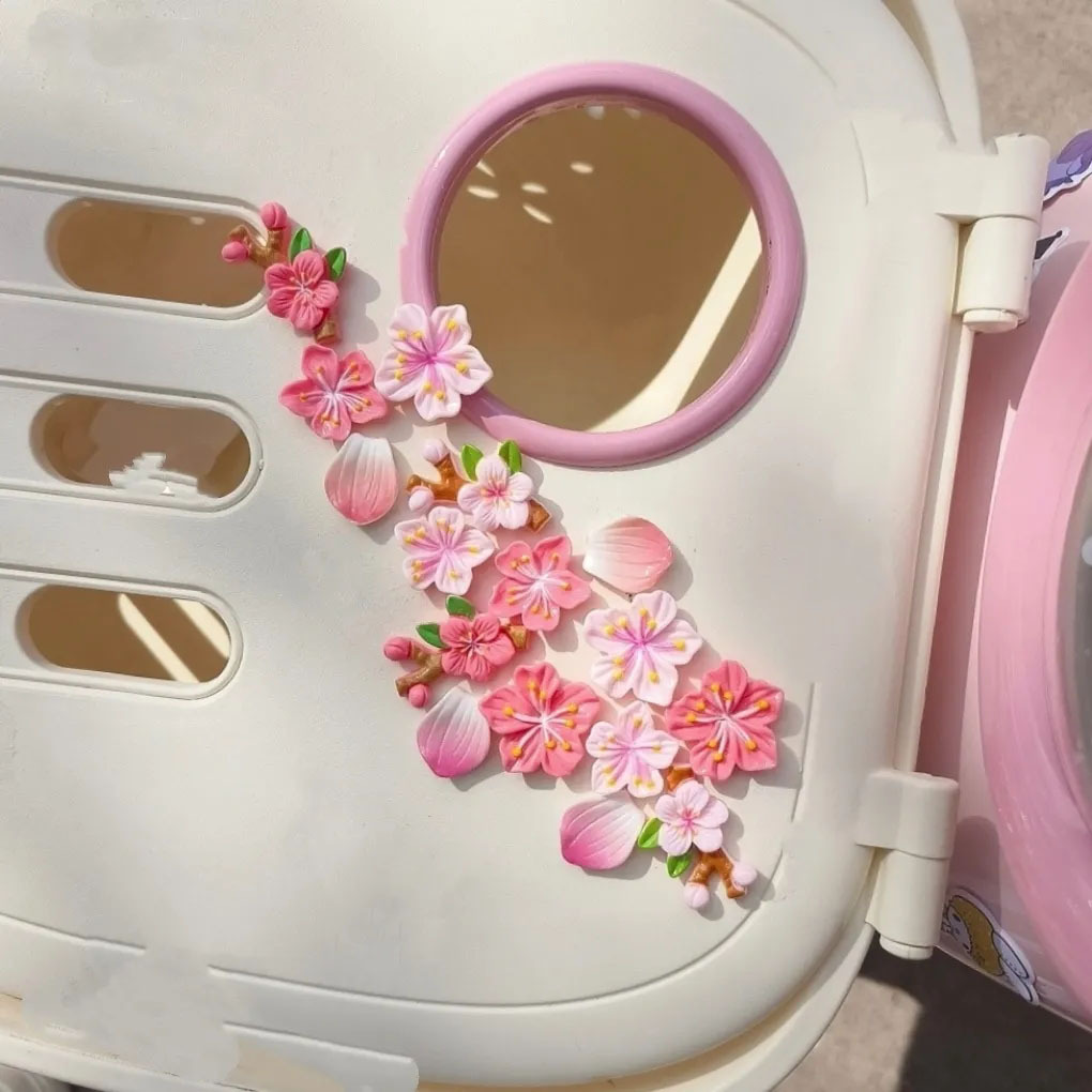 ملصق سيارة على شكل زهرة الخوخ  - مراجعة Car Accessories Sticker وسعره