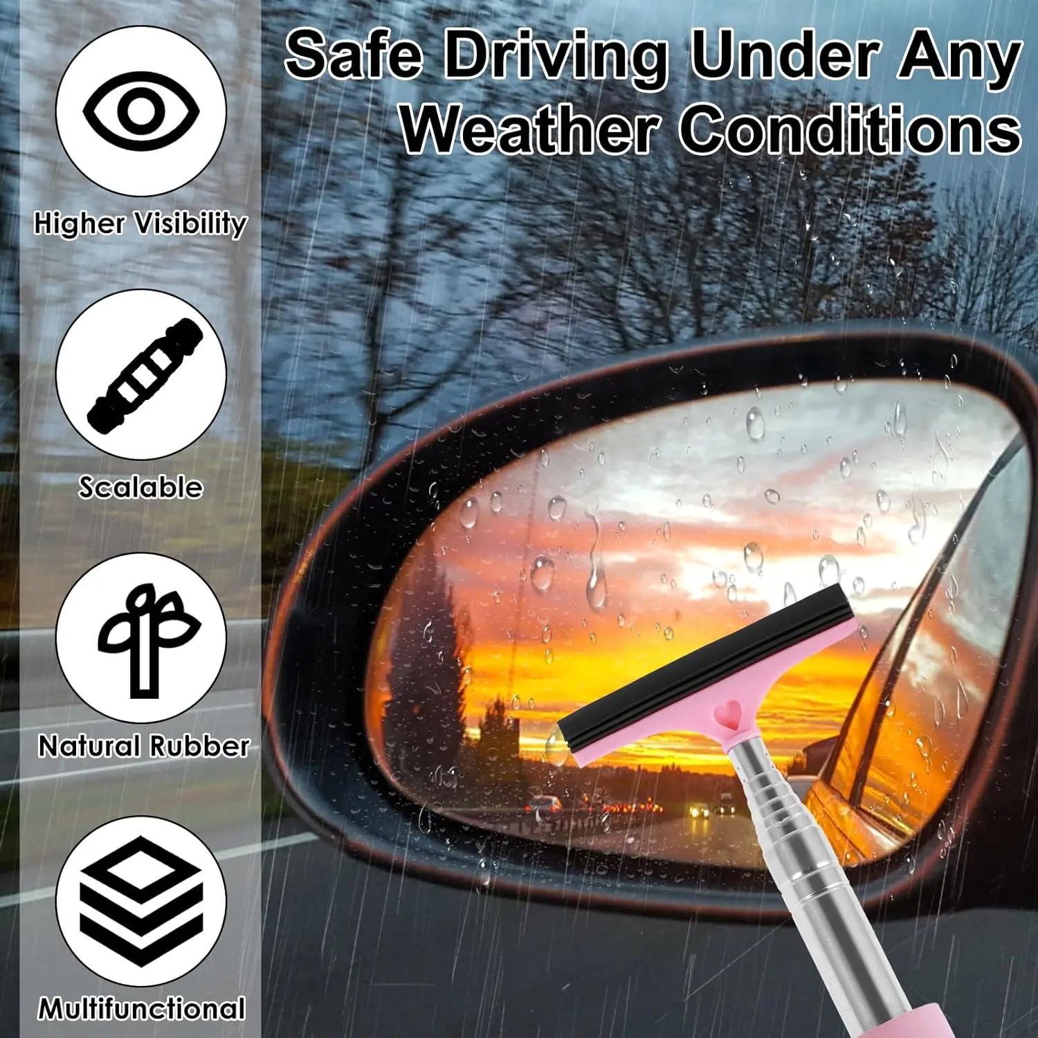 ممسحة زجاج السيارة الخلفية قاب - مراجعة Car Accessories Parts وسعره