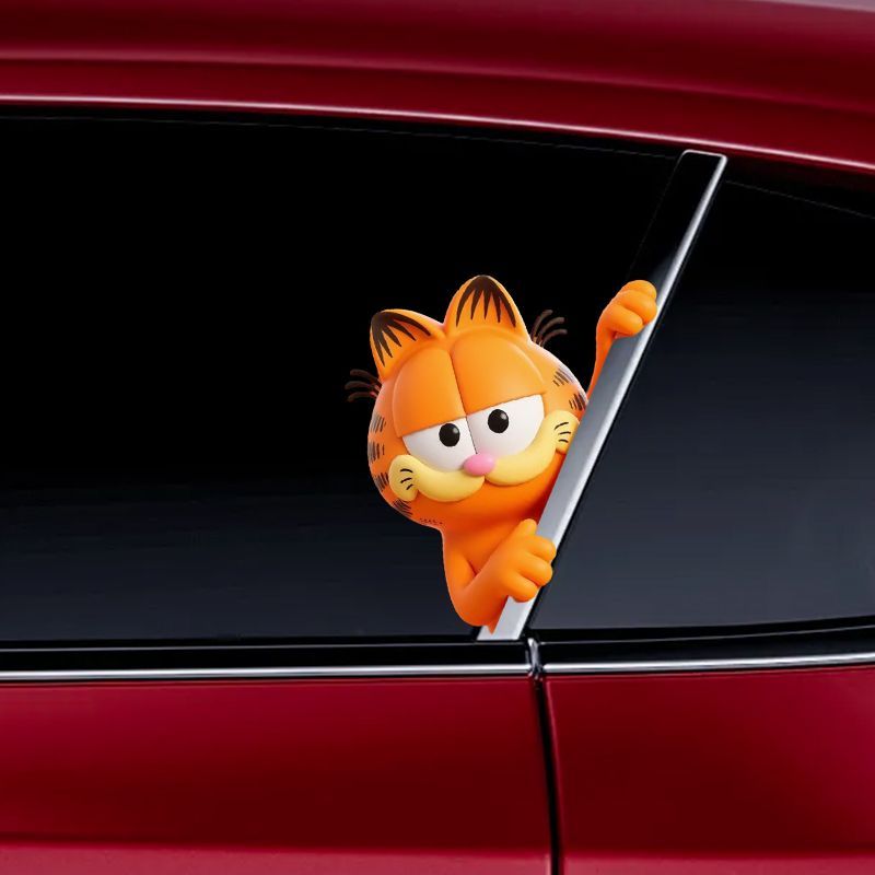 ملصقات غارفيلد الكرتونية اللطي - مراجعة Car Accessories Sticker وسعره